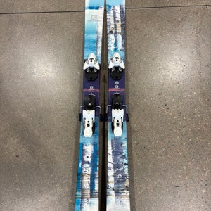 Women's 2015 Salomon Q-96 Lumen 154 cm Skis | Salomon Z10 Bindings (Used)