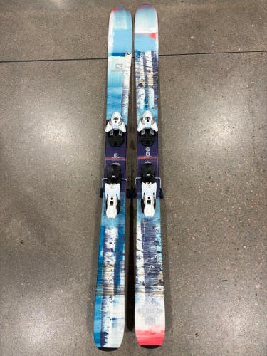 Women's 2015 Salomon Q-96 Lumen 154 cm Skis | Salomon Z10 Bindings (Used)
