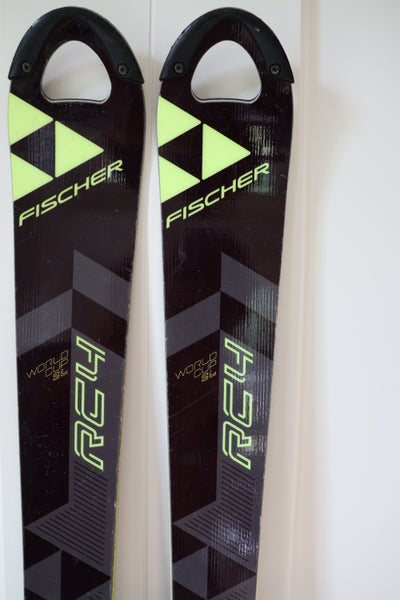2017 Fischer 145 cm Racing RC4 World Cup SL Skis With Bindings (Used)