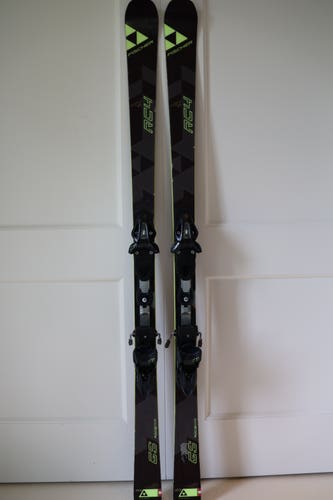 2017 Fischer 155 cm Racing RC4 World Cup GS Skis With Bindings Max Din 11 (Used)