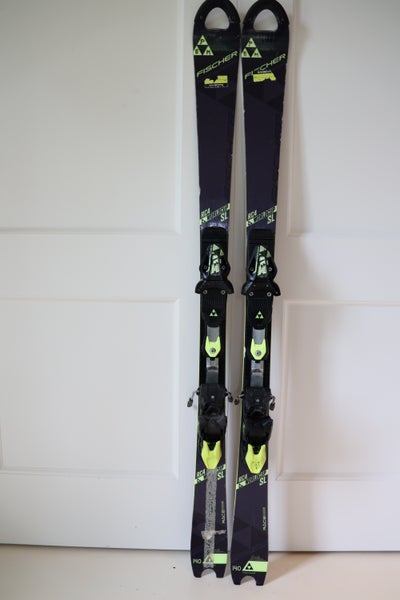 2016 Fischer 140 cm Racing RC4 World Cup SL Skis With Bindings (Used)