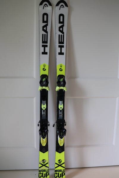 2018 HEAD 150 cm Racing World Cup Rebels i.SL RD Skis With Bindings Max Din 14 (Used)