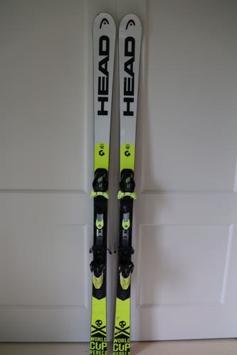 HEAD 166 cm Racing World Cup Rebels i.GS RD Skis With Bindings (Used)