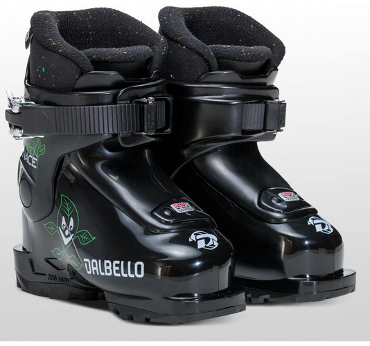 NEW Dalbello Green Menace 1.0 GW Ski Boots kids size mondo 17.5 / US kids 10