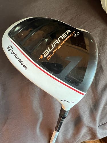 Men's 2011 TaylorMade Burner Superfast 2.0 Right Handed Driver Stiff Flex 10.5 Loft (Used)