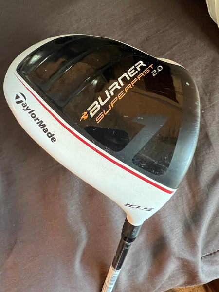 Men's 2011 TaylorMade Burner Superfast 2.0 Right Handed Driver Stiff Flex 10.5 Loft (Used)
