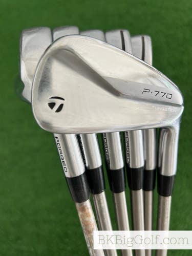 Taylormade P770 Forged Iron Set 5-P / Accra iSeries Steel 115i Stiff