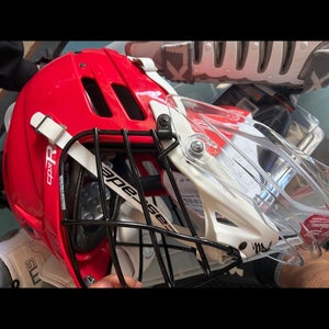 Cascade Goalie Helmet (New) lacrosse with throat guard