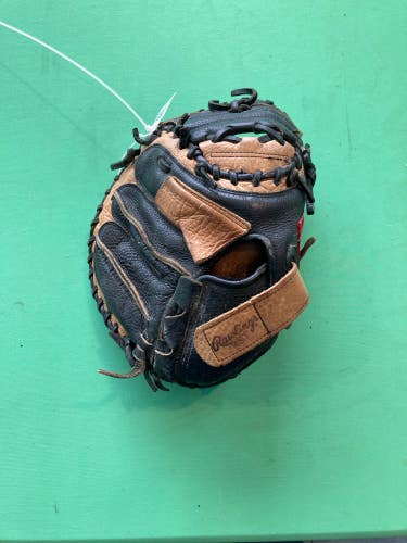 Brown Rawlings Player Preferred RH Catcher's Baseball Glove 32.5" (Used)
