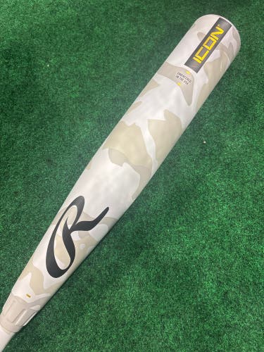 2025 Rawlings Icon Composite Bat USSSA Certified (-5) Composite 25 oz 30" (Used)