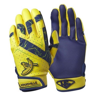 New Louisville Slugger Bananas Batting Glove-Yth S 10299-HBXWB5761501YS