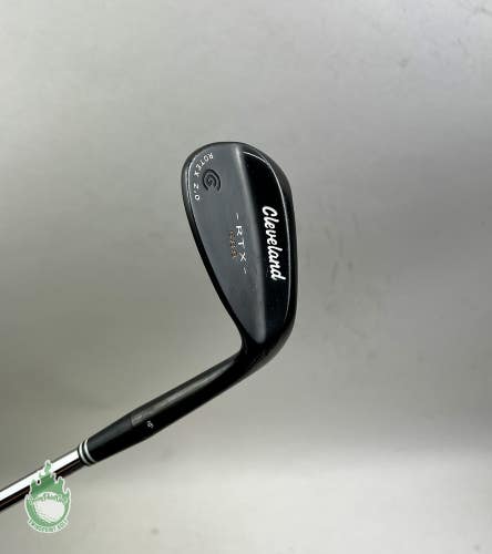 Used Cleveland Black 588 RTX Rotex 2.0 Face Wedge 60*-06 Wedge Flex Steel Golf