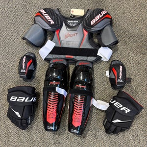 Junior Medium Bauer Lil' Sport Starter Kit (Does not include pants)