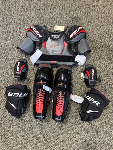 Junior Medium Bauer Lil' Sport Starter Kit (Does not include pants)