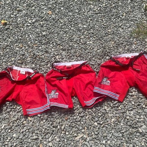 Red  Hartford Jr Wolfpack Small  and medium three  Pant Shells price of one.  (Used)