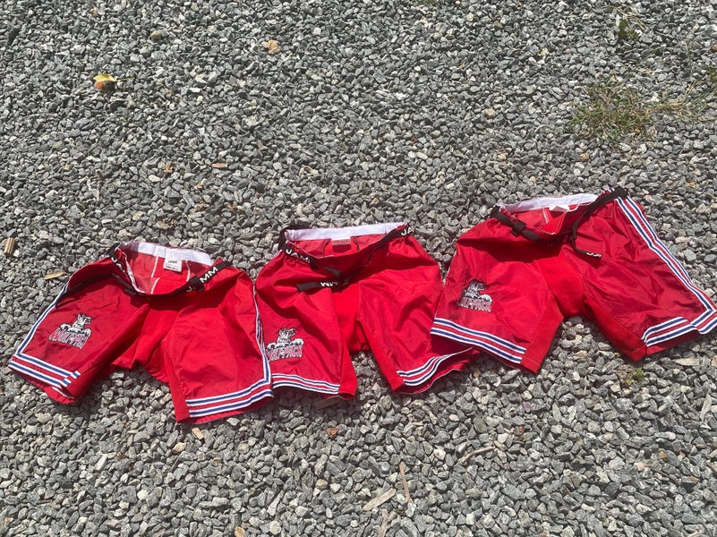 Red  Hartford Jr Wolfpack Small  and medium three  Pant Shells price of one.  (Used)