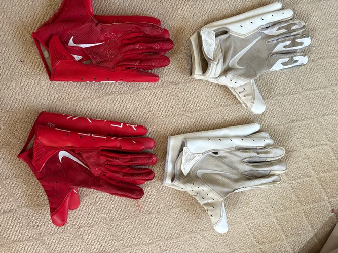 Nike Football Gloves BUNDLE (4 pairs)