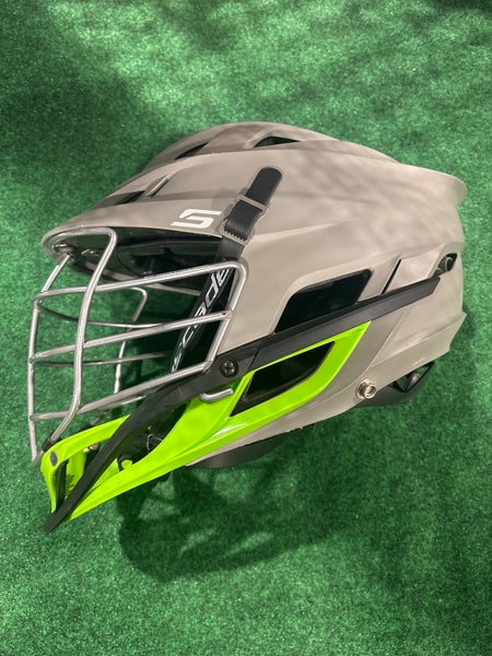 Matte Gray & Green Adult Cascade S Helmet (Used) | OSFM