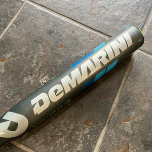 Gray 2016 DeMarini CF8 Composite Bat (-10) Composite 21 oz 31" (Used)