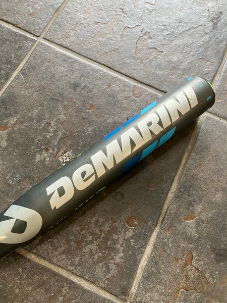 Gray 2016 DeMarini CF8 Composite Bat (-10) Composite 21 oz 31" (Used)