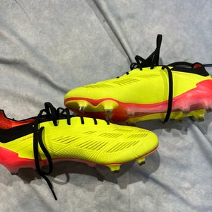 Yellow Men's Size 7.0 Adidas predator Elite Cleats NEW