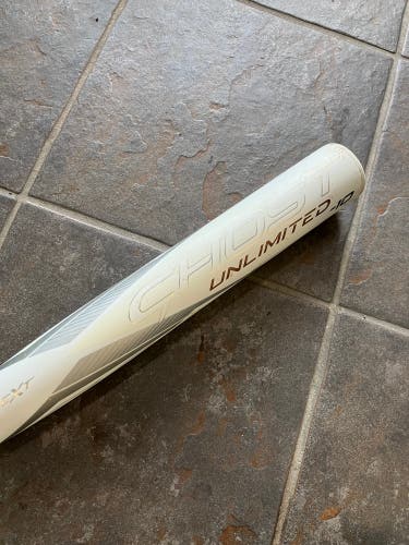 White 2023 Easton Ghost Unlimited Composite Bat (-10) Composite 21 oz 31" (Used)