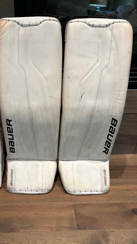 35" 2024 Bauer Supreme Shadow Goalie Leg Pads Pro Stock (Used)