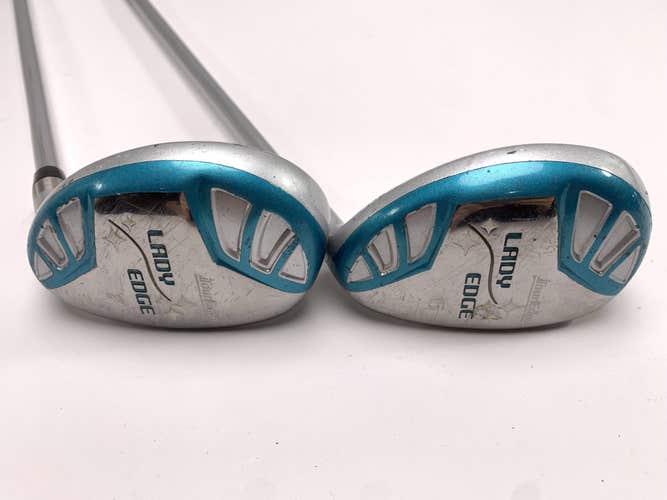 Tour Edge Lady Edge 6 & 7 Hybrid Set 28* 31* Lady Edge Ladies Graphite Womens RH
