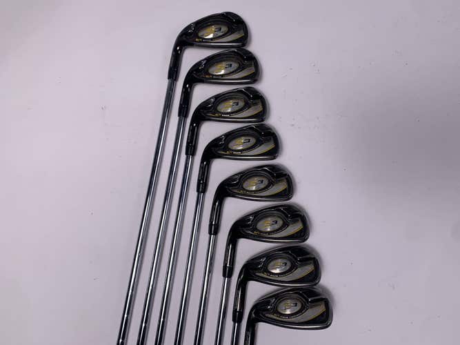 Cobra S3 Iron Set 4-PW+GW NS Pro 1030H Stiff Steel Mens LH Midsize Grips +1/2''