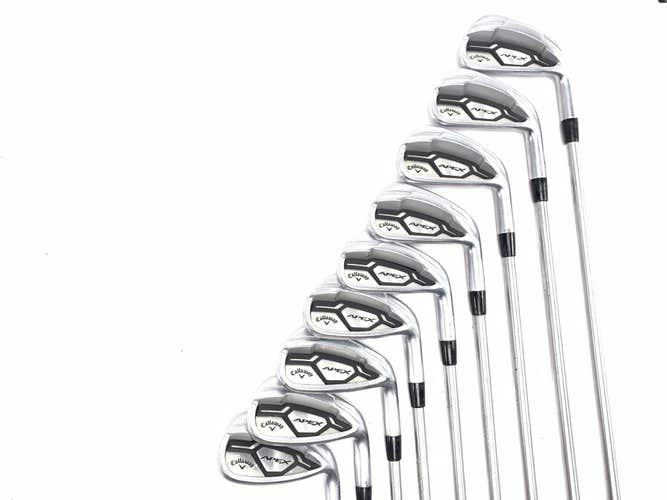 Callaway Apex CF 16 Iron Set 3-PW+GW KBS Tour C-Taper 120g Stiff RH +1''