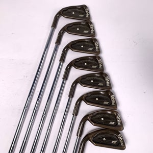Ping ISI Beryllium Copper Iron Set 3-PW White Dot 3* Up Cushin Z-Z65 Stiff LH