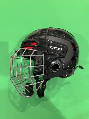 Black CCM Tacks 70 Junior Helmet (Used)
