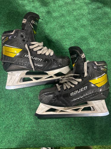 Senior Bauer Supreme UltraSonic Hockey Goalie Skates (Regular) Size 9 (Used)