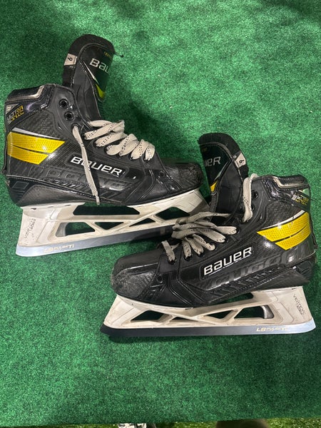 Senior Bauer Supreme UltraSonic Hockey Goalie Skates (Regular) Size 9 (Used)