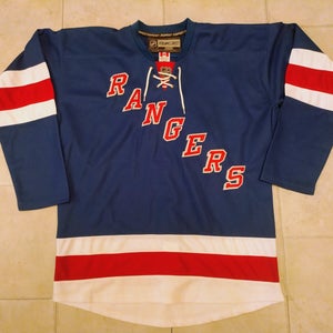 Reebok New York Rangers Blue Size 52 Jersey - New