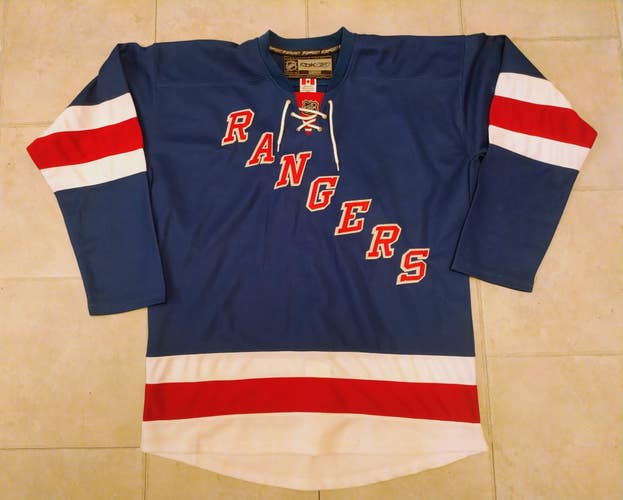 Reebok New York Rangers Blue Size 52 Jersey - New