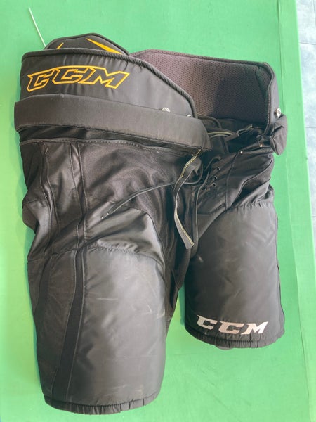 Black Senior XXL CCM Tacks 6052 Hockey Pants (Used)