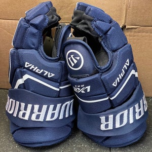 New Warrior Alpha LX2 Max Hockey Gloves 12" Navy Blue