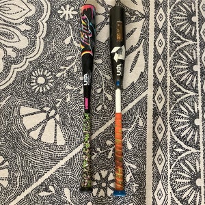 Victus Vibe Alloy Bat and DeMarini CF USA baseball bat bundle