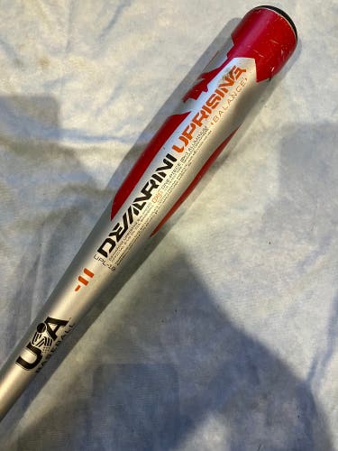 2019 DeMarini Uprising Alloy Bat USABat Certified (-11) Alloy 17 oz 28" (Used)