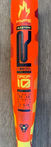2025 Easton Hype Fire Composite USABat Certified Bat (-10) 19 oz 29"