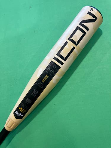 2025 Rawlings Icon Composite Bat USABat Certified (-12) Composite 18 oz 30" (Used)