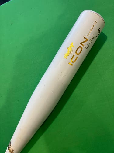 2024 Rawlings Icon Composite Bat USSSA Certified (-5) Composite 26 oz 31" (Used)