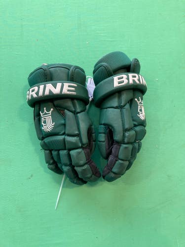 Green Brine King Lacrosse Gloves 12" (Used)