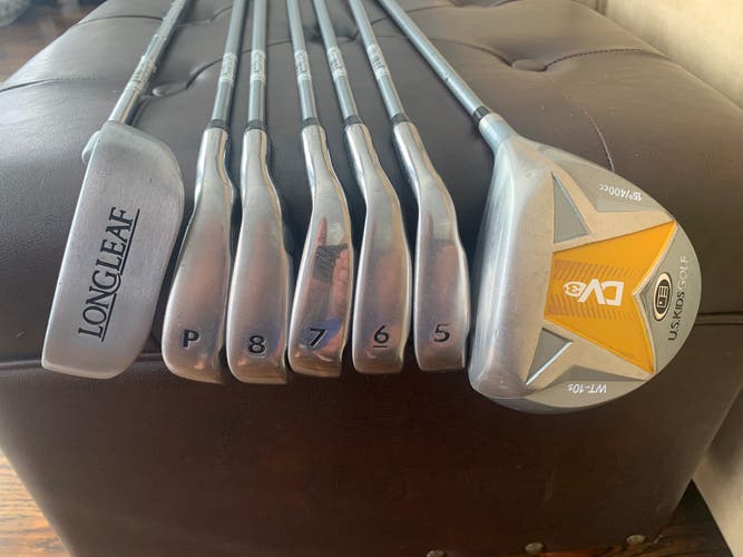 US Kids Golf Junior Right Handed Clubs (Full Set) 9 Pieces (Used)
