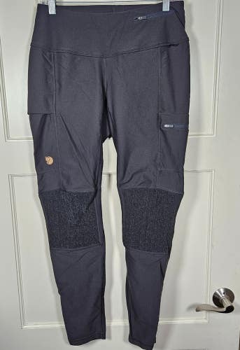 Fjallraven Abisko Trail Trekking Hiking Climb Cargo Leggings Gray Womens Size: L