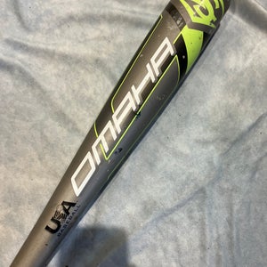 2020 Louisville Slugger Omaha 5 Alloy Bat USABat Certified (-10) Alloy 18 oz 28" (Used)