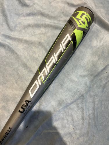 2020 Louisville Slugger Omaha 5 Alloy Bat USABat Certified (-10) Alloy 18 oz 28" (Used)