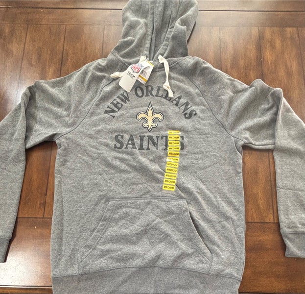 New Orleans Saints NFL Adult Medium Hoodie Gray NWT