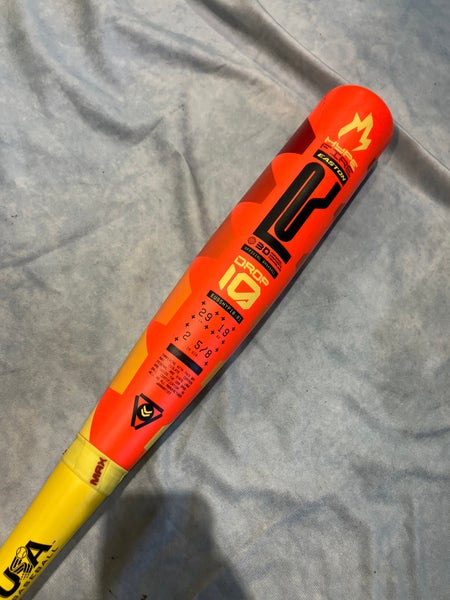 2025 Easton Hype Fire Composite Bat USABat Certified (-10) Composite 19 oz 29" (Used)